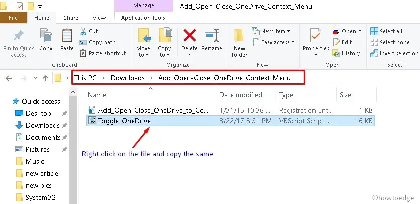 OneDrive Open or Close