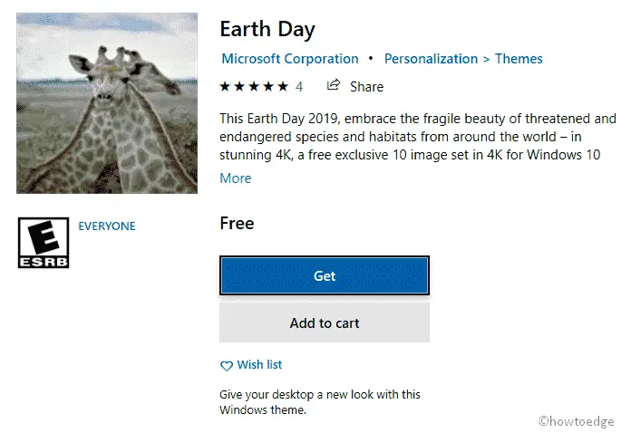 Earth day theme