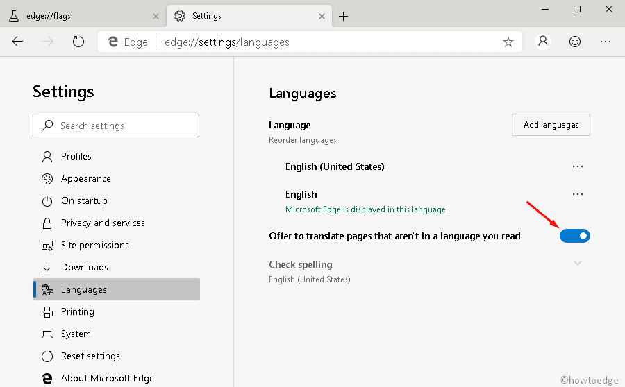 Enable Translator in Chromium Edge