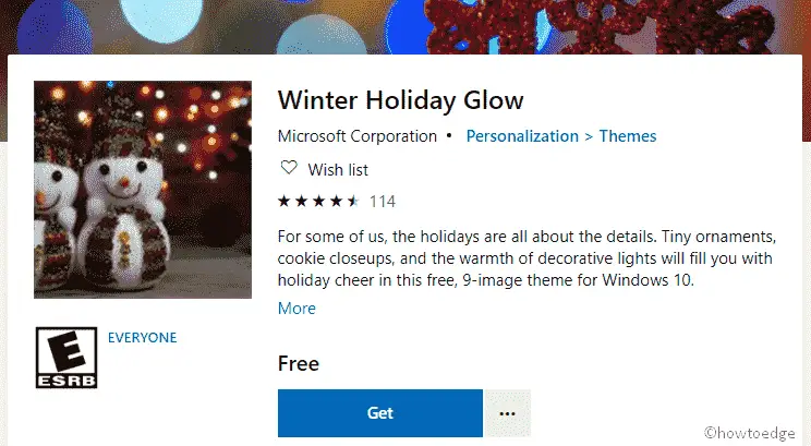 Winter Holiday Glow Theme - image 1