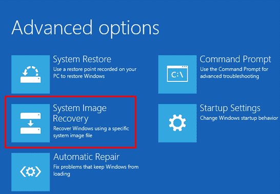 Windows10バックアップを作成する