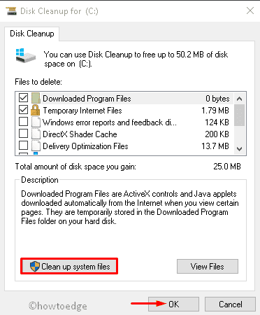 Delete Windows.old folder 