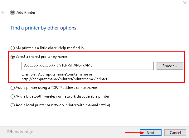 Add Printers