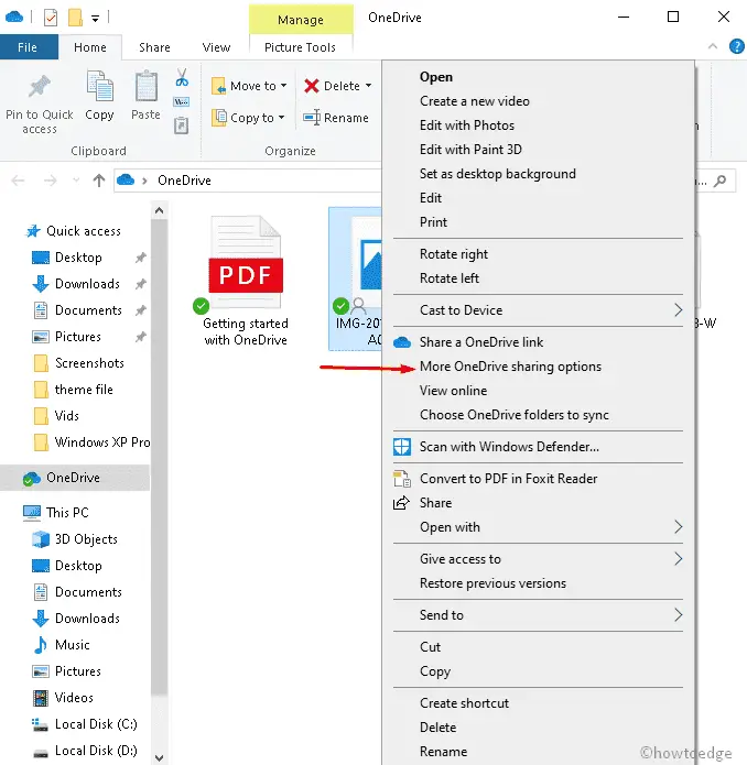 share files and printers 