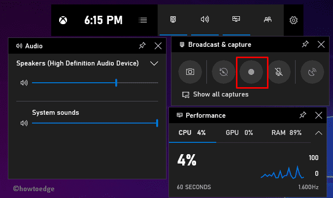 Broadcast and Capture