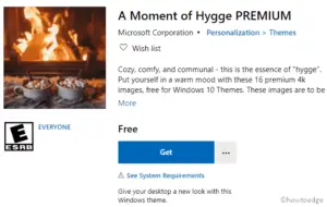 A moment of hygee premium windows 10 theme