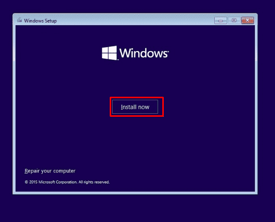 Clean install Windows 10