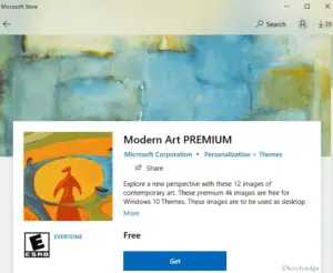 Modern Art Premium Windows 10 Theme