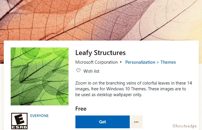 Leafy Structures Windows 10 Theme