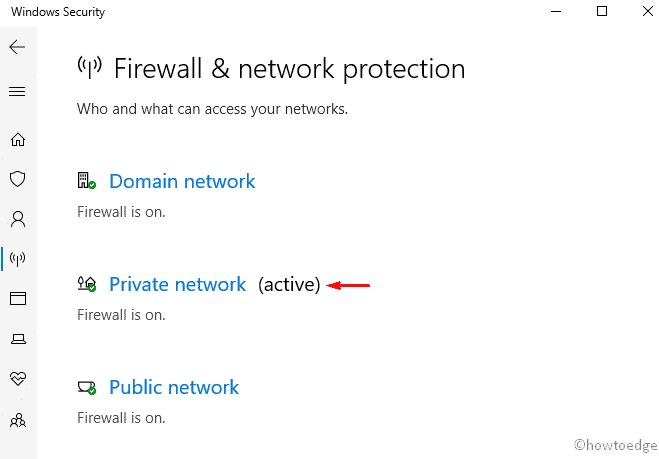 Disable the Windows Defender Firewall