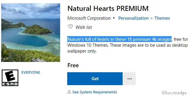 [Download] Natural Hearts PREMIUM Windows 10 Theme - Howtoedge