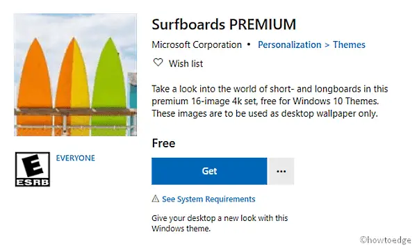 Surfboards PREMIUM Windows 10 Theme