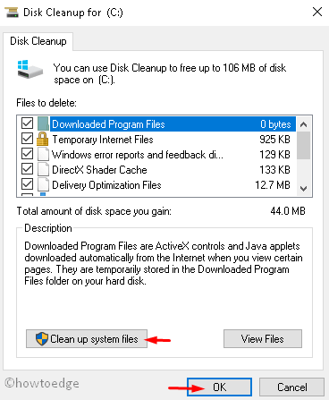 Disk Cleanup