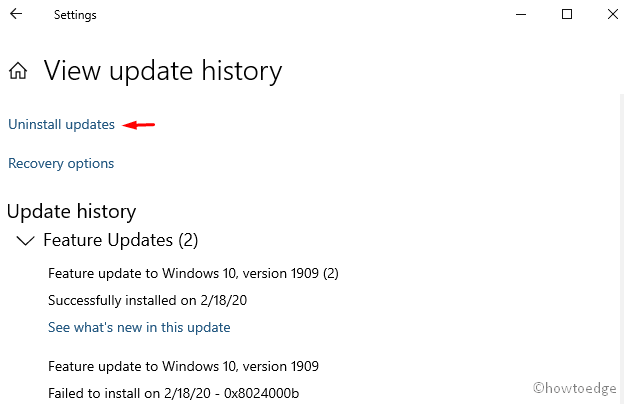 Error 0x0000003D - Update History