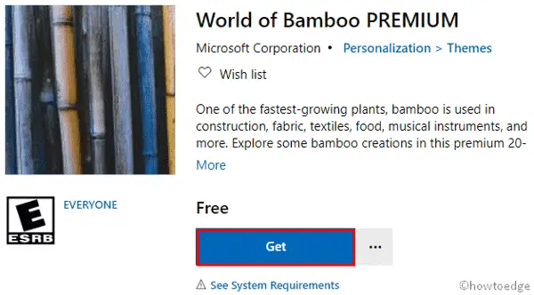 World of Bamboo Premium Windows 10 Theme