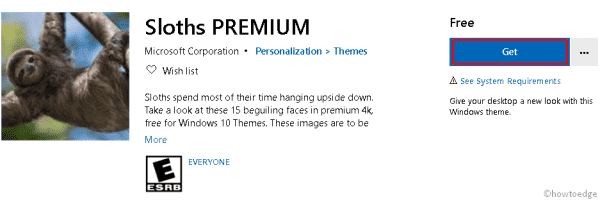 Sloths PREMIUM Windows 10 Theme