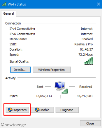 Wireless Properties