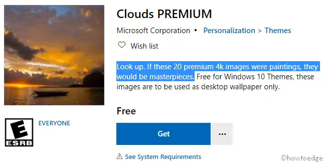 [Download] Clouds PREMIUM Windows 10 Theme - Howtoedge