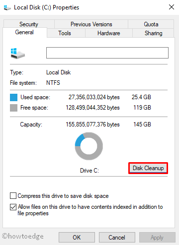 Disk Cleanup