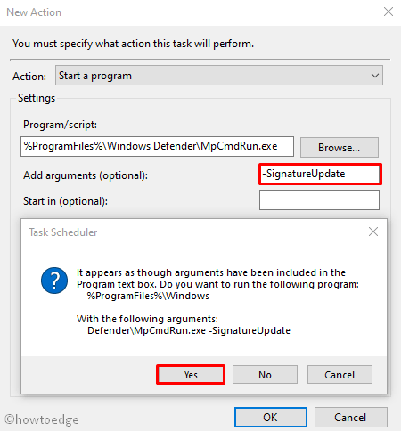 Schedule Windows Defender Signature Updates