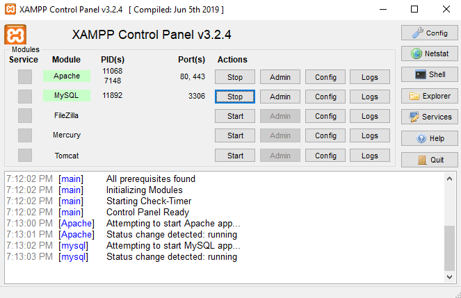 How to Install and Configure XAMPP Win 10.