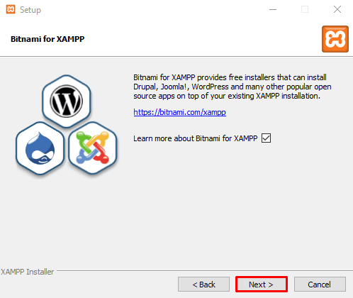 Install and Configure XAMPP on Windows 10.