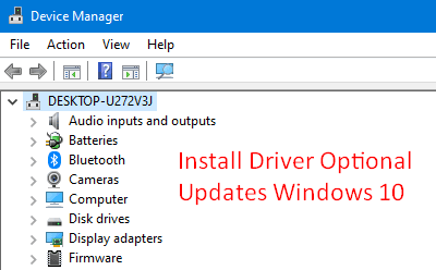 device drivers for windows 10 install