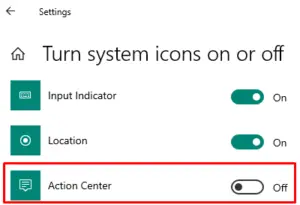 Enable or Disable All Notifications on Windows 10