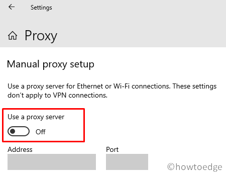 Store error 0x8004e108 - Proxy