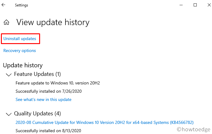 Update History