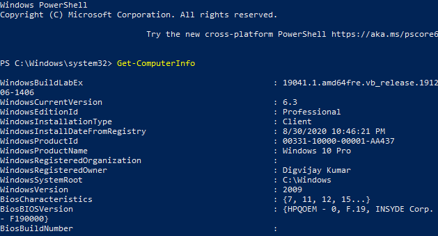 How to check My Windows 10 PC's full specifications