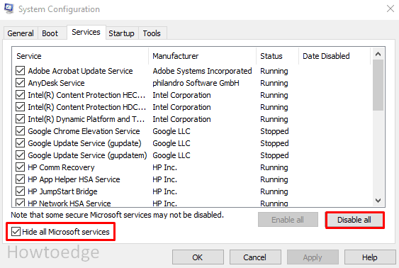 Fix Error 0X80190001 during Windows 10 Update or Setup