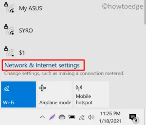 Blocked Sites on Windows 10 - Network and Internet Settings