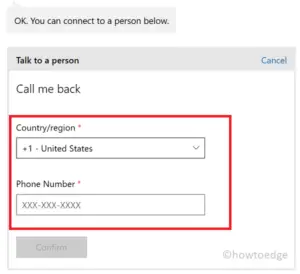 Windows 10 Activation Error 0xC004C020 - Fill in Country and Phone Number