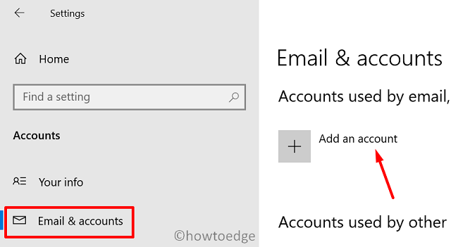 set up a brand new Windows 10 PC - Add an account