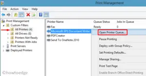 How to Delete or Clear Printer Queue in Windows 10