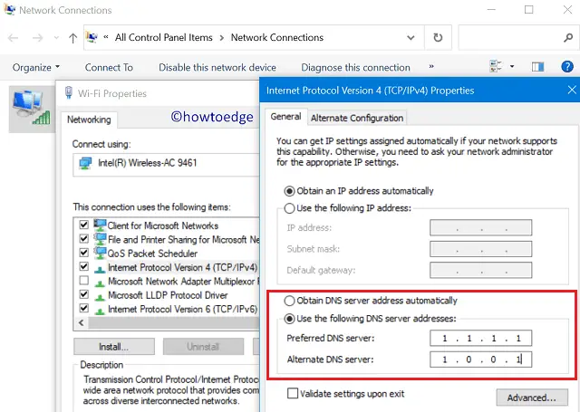 Microsoft Store error 0x800700AA - Network Connections