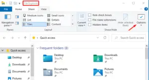 Disable Compact Mode in Windows Explorer