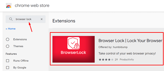 Password Protect Google Chrome - Browser Lock