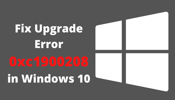 Ошибка 0xc1900208 при обновлении на windows 10 как исправить