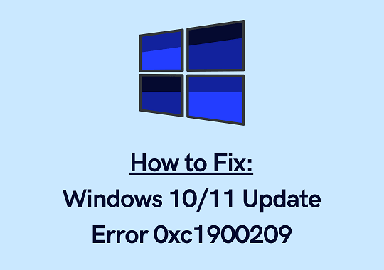 0xc1900209 ошибка обновления windows 10 2004 как исправить