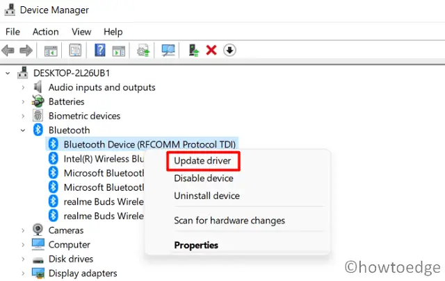 Bluetooth device rfcomm protocol tdi что это