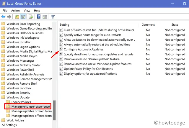 Block Windows 11 Updates using Group Policy