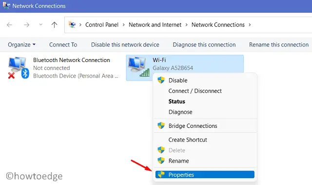 Wireless Connection Error 0x00028002 - Network Properties