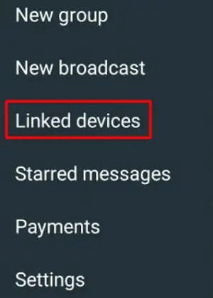 Linked Devices on Whatsapp