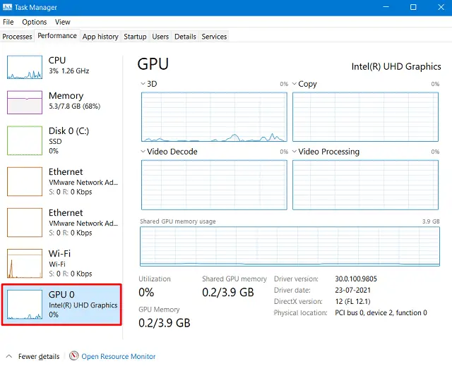 Check GPU Temperature