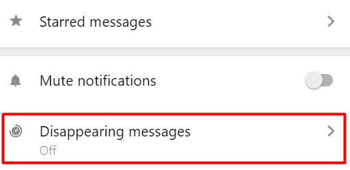 WhatsApp Web Setting