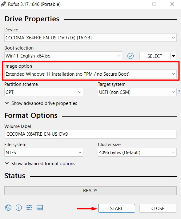 Extended Windows 11 Installation (no TPM 2.0, no Secure Boot)