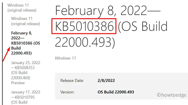 KB5010386 Windows 11