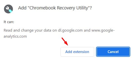 Add Chromebook Recovery Utility